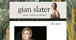 Desktop Screenshot of gianslater.com