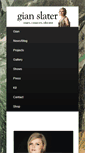 Mobile Screenshot of gianslater.com